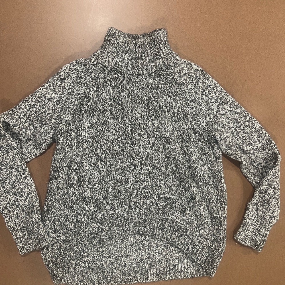 Toasty black & white infused sweater, which every girl needs in her closet!